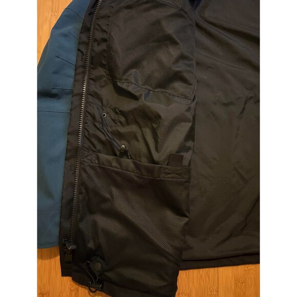 Cabelas Gore Tex Hooded Jacket Mens 3XL Tall Fishing Blue Guidewear Waterproof - Picture 8 of 10